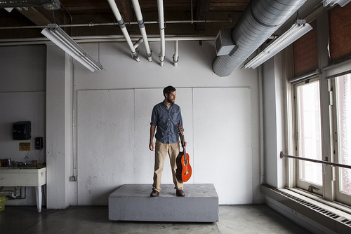 a man standing in a room