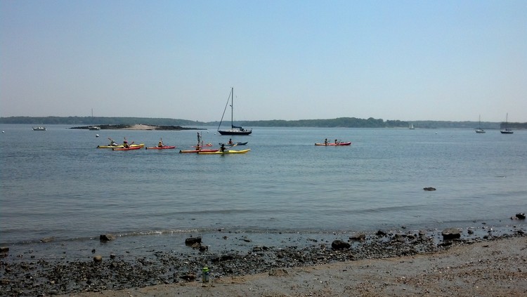 a boat on a body of water