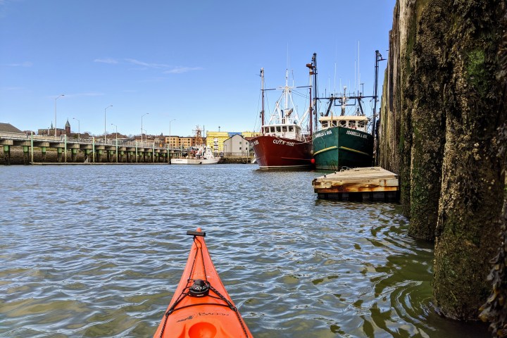 a large boat in a body of water
