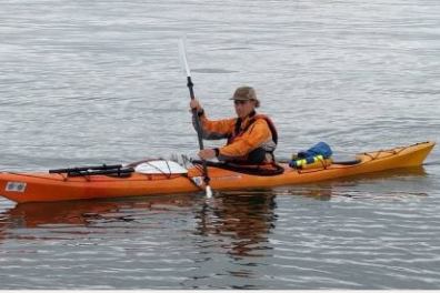 Paddling along the East End Beach