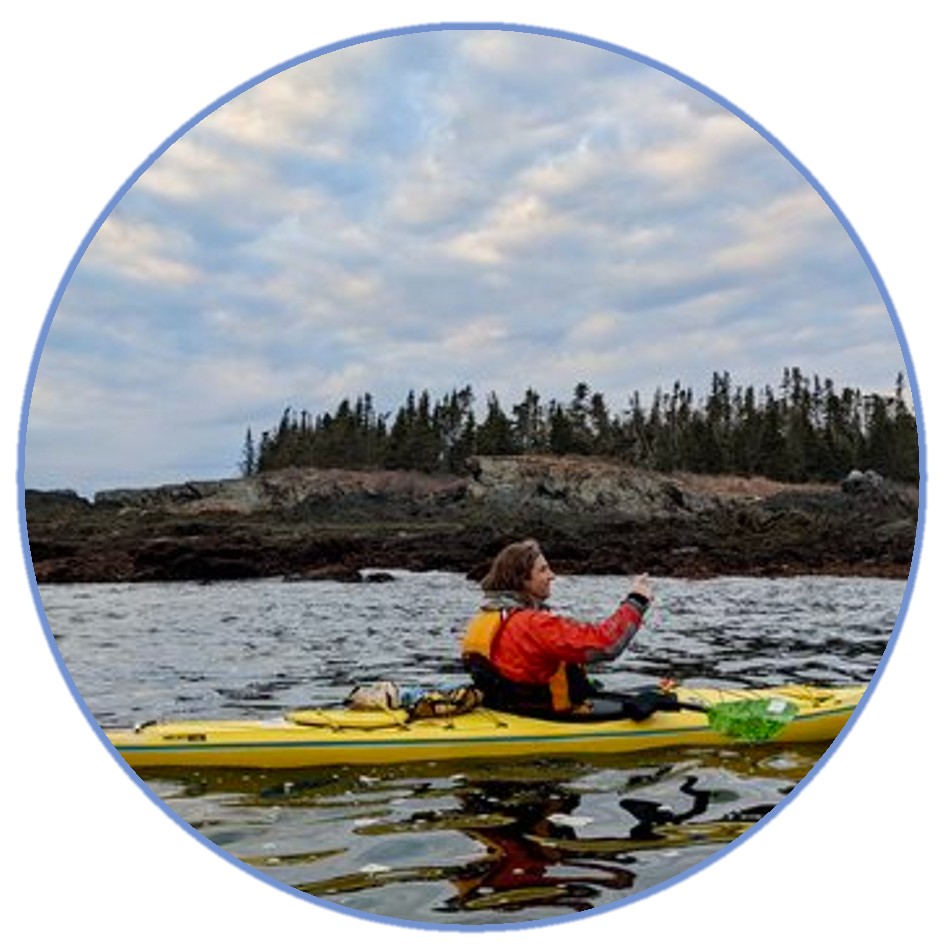a person riding a surf board on a body of water