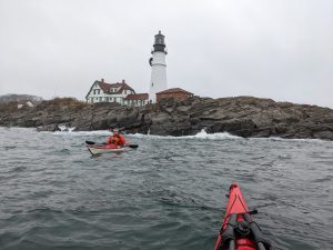a small boat in a body of water