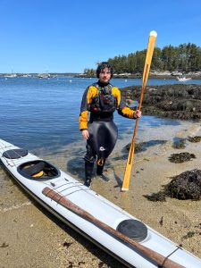 Kayakers beached on Five Islands 