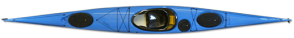 Example fiberglass sea kayak