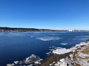The Kennebec River at Bath